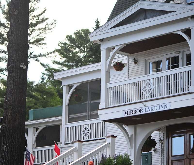 The inn exterior shot