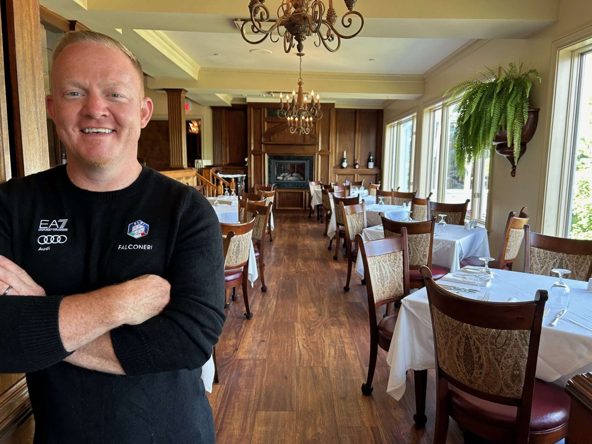 Man in The View Restaurant