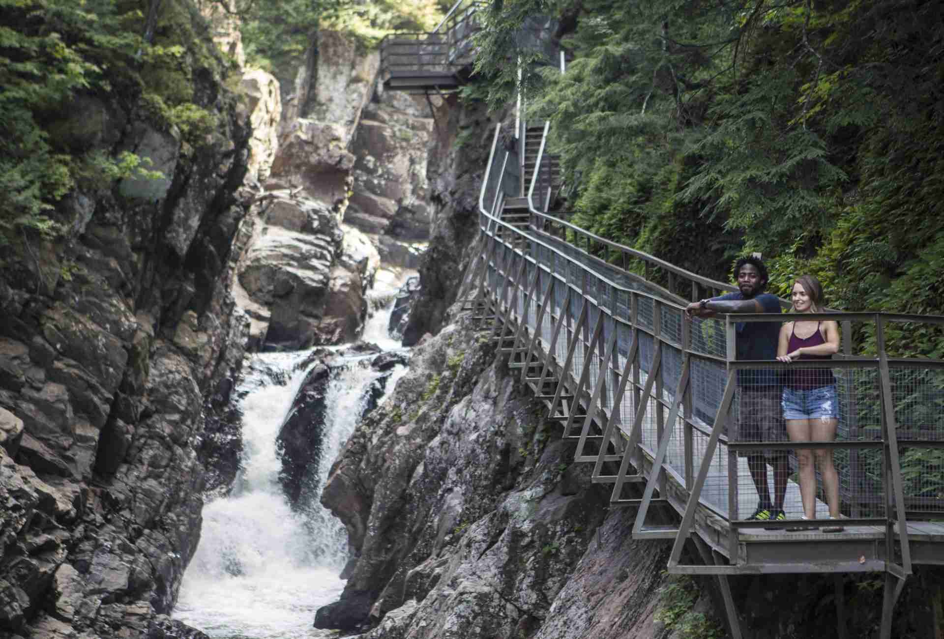 2 people viewing High Falls Gorge