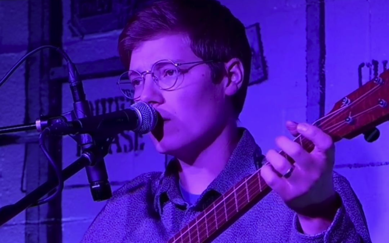 musician entertaining