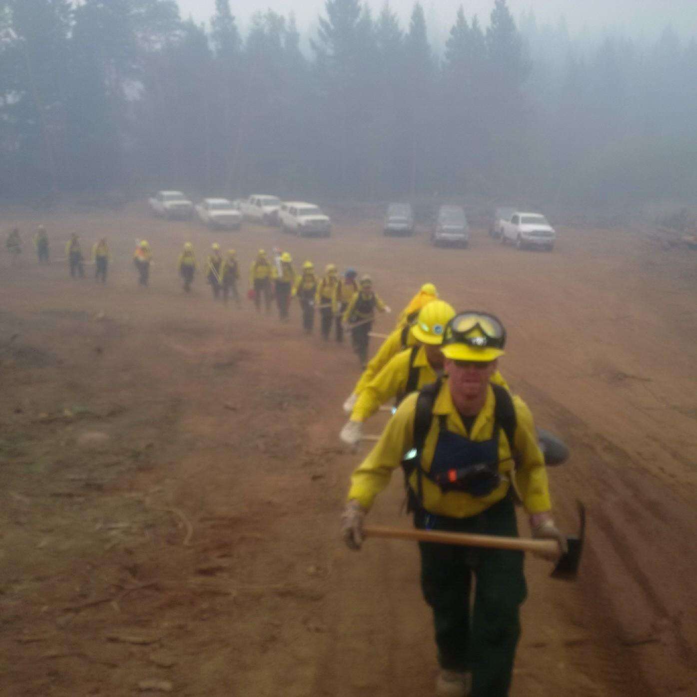 Firefighter leads crew