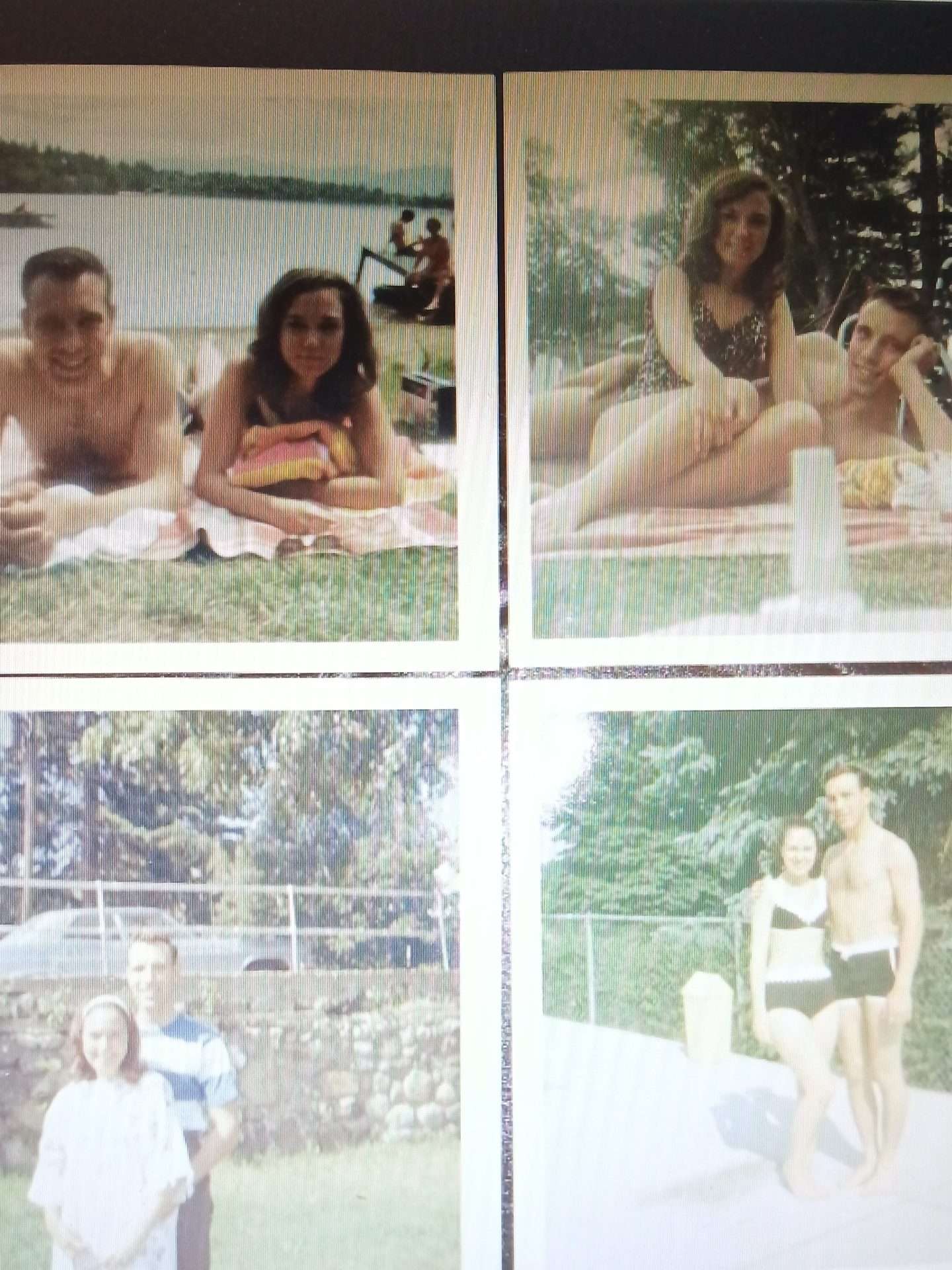 Photo collage of couple at Mirror Lake Inn