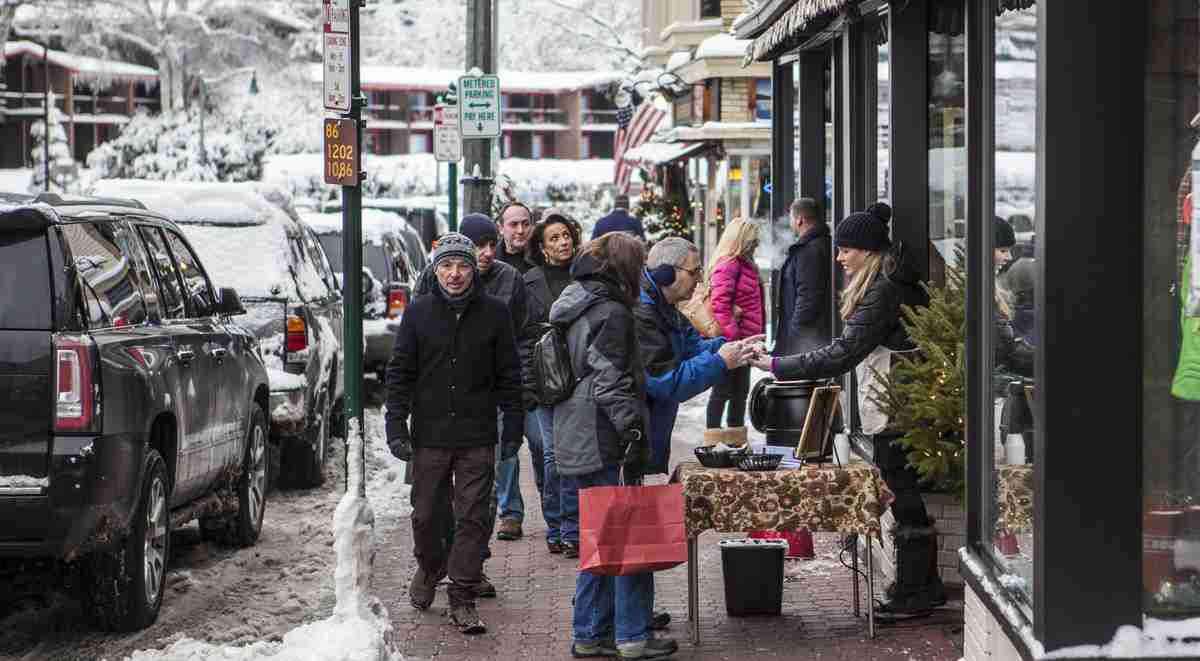 Food tastings on the street