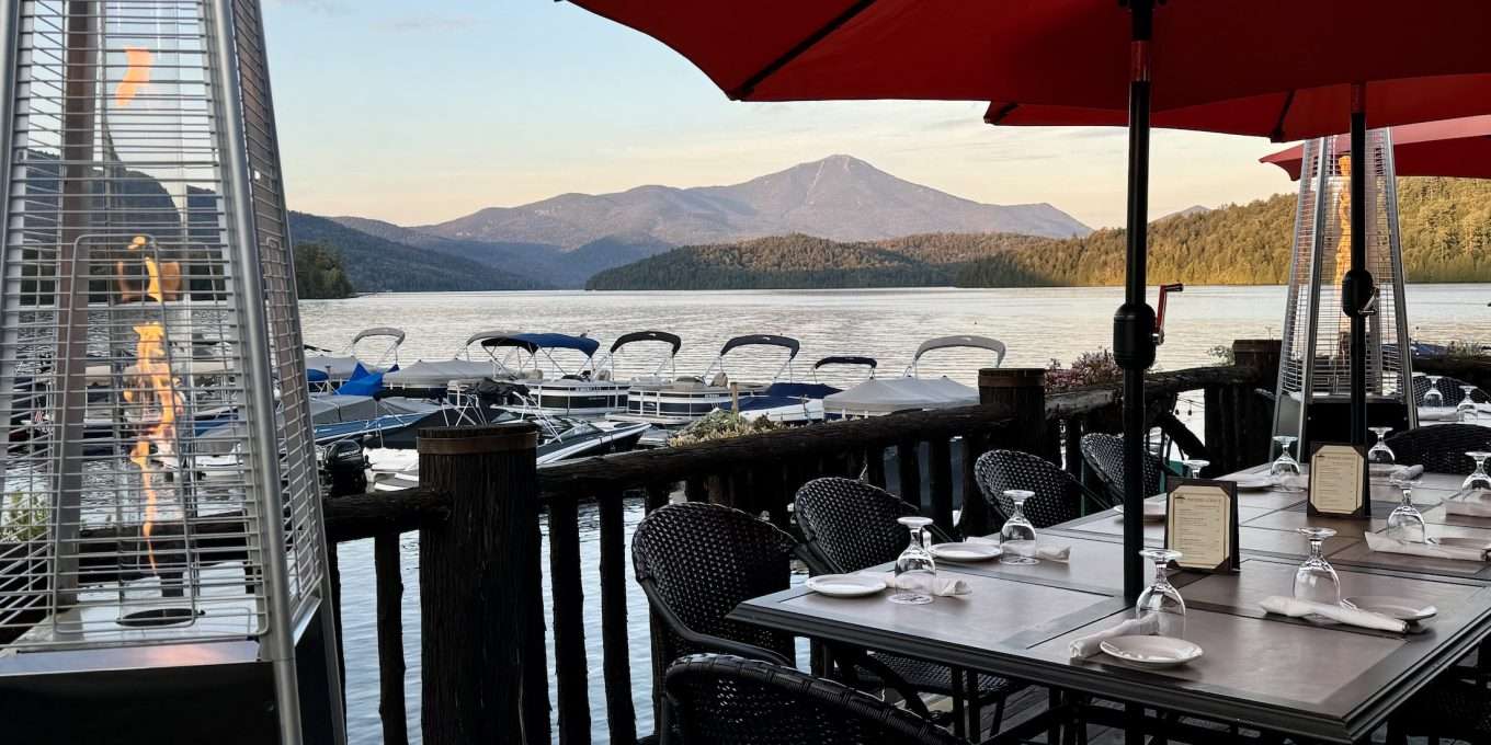 View from the moose lodge boathouse
