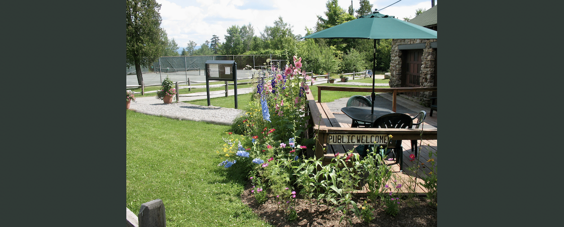tennis center entrance