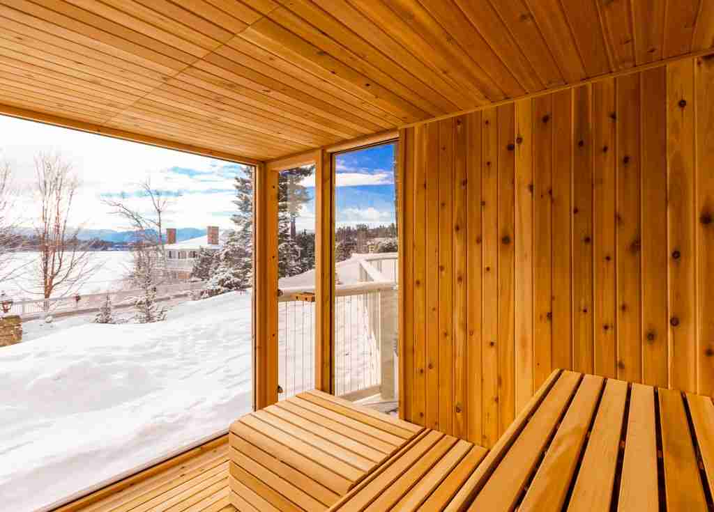 outdoor sauna