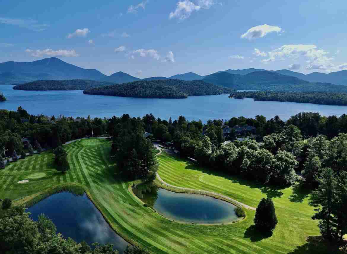 Aerial view of Whiteface Club and Resort