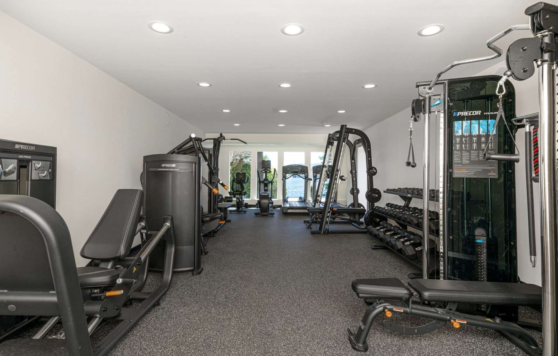 Weight Machines at the Mirror Lake Inn