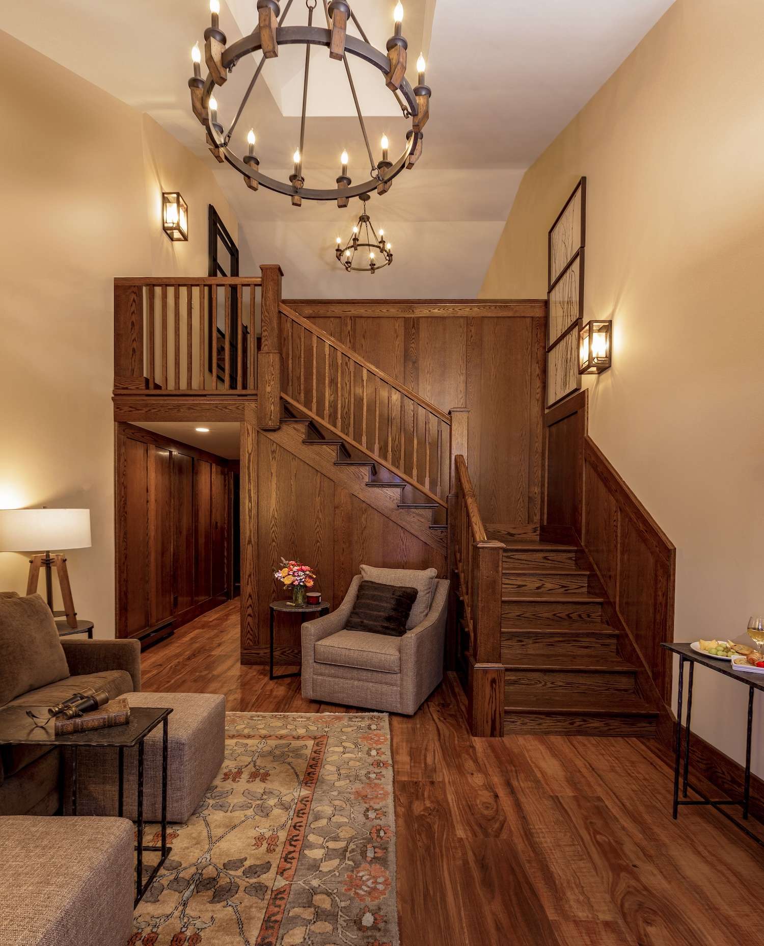 Split level suite downstairs